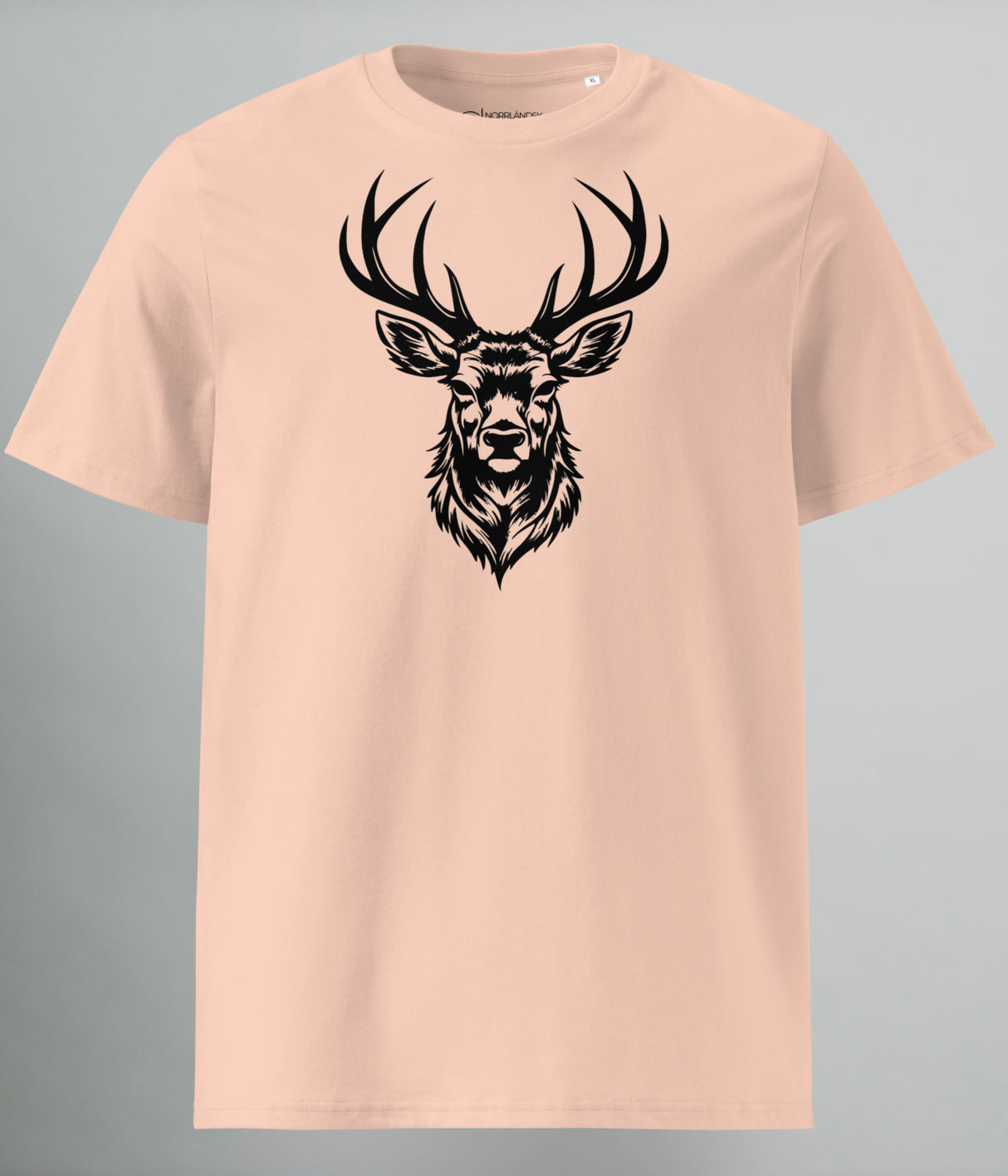 T-SHIRT BLACK DEER