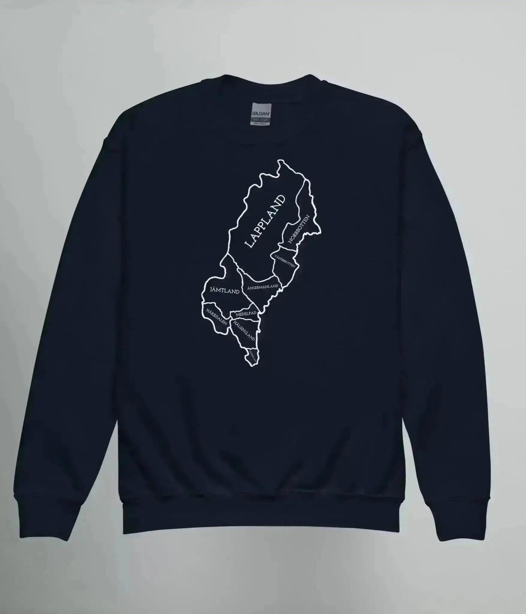 SWEATSHIRT NORRLAND KARTA BARN - Heart of North