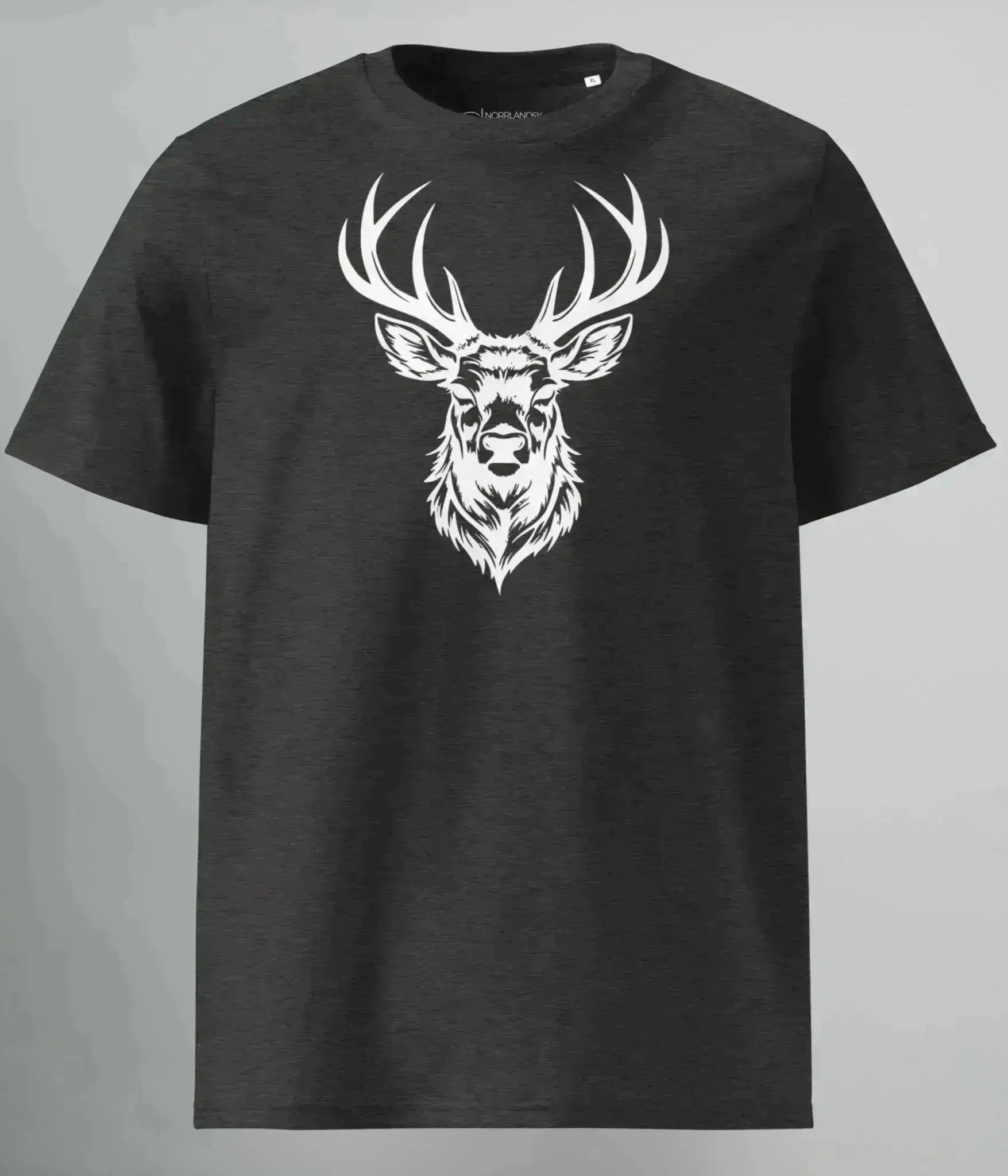 T - SHIRT WHITE DEER - Heart of North