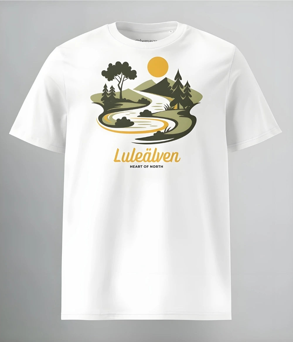 T-SHIRT LULEÄLVEN (PREMIUM) Norrland från Heart of North