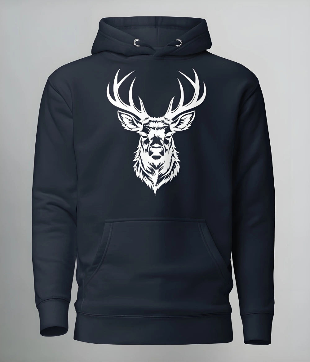 HOODIE WHITE DEER (PREMIUM) NORRLAND FRÅN HEART OF NORTH