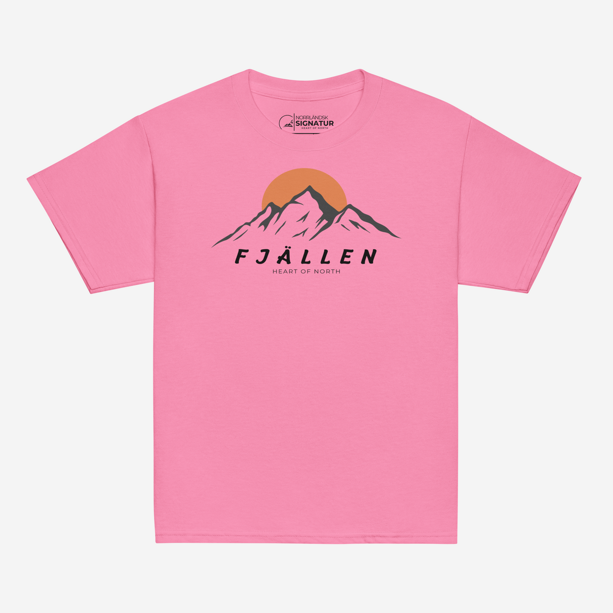 T-SHIRT FJÄLLEN BARN - ROSA