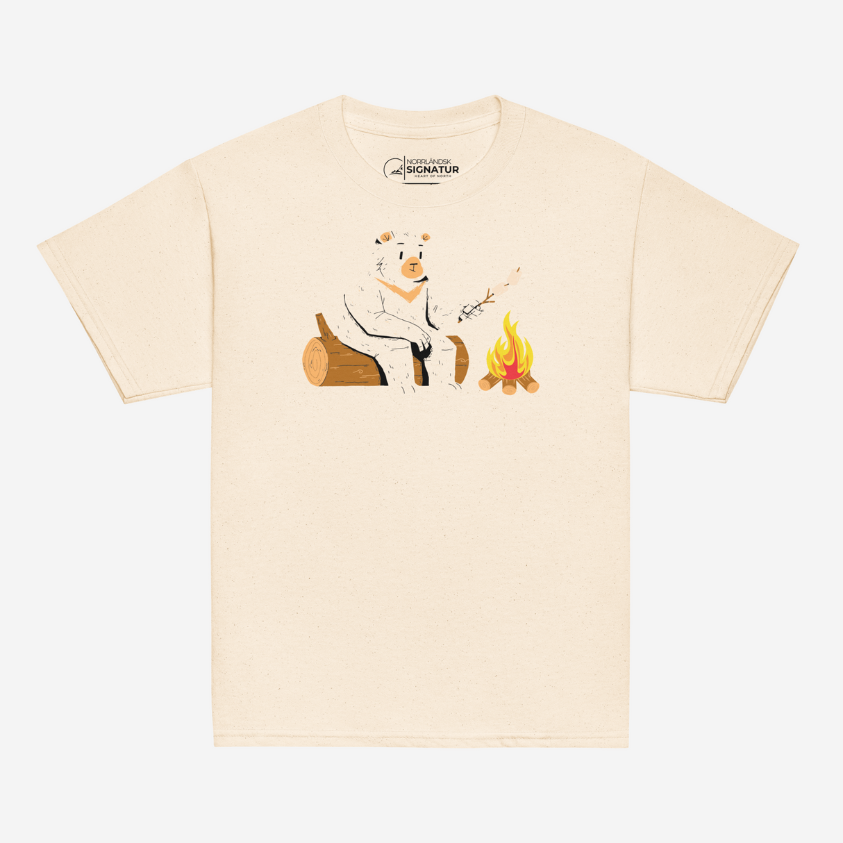 T-SHIRT GRILLPLATS BARN - BEIGE