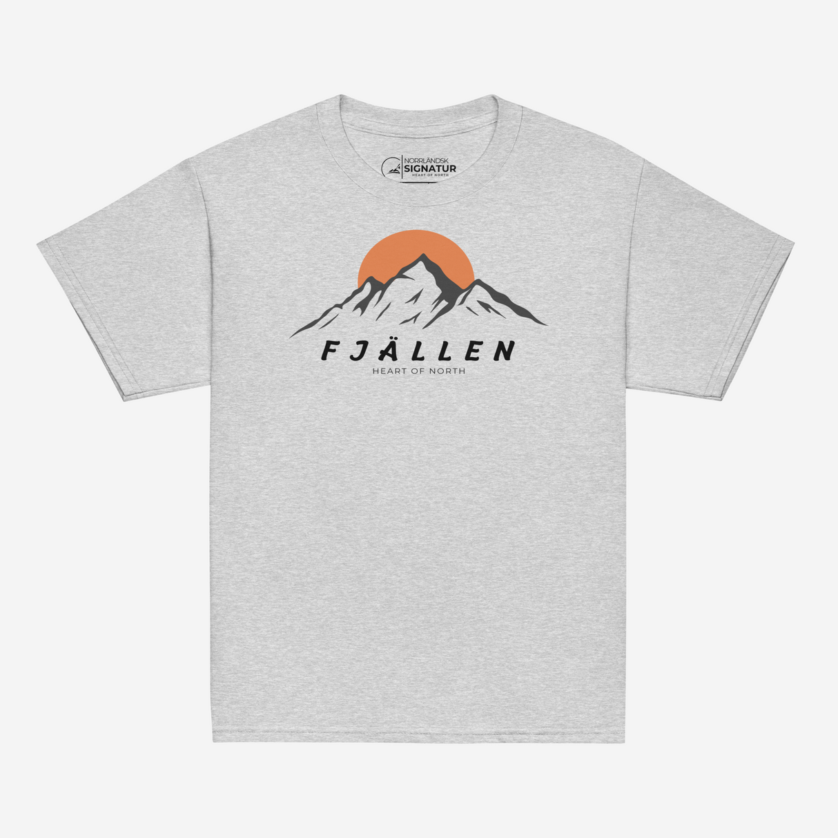 T-SHIRT FJÄLLEN BARN - GRÅ