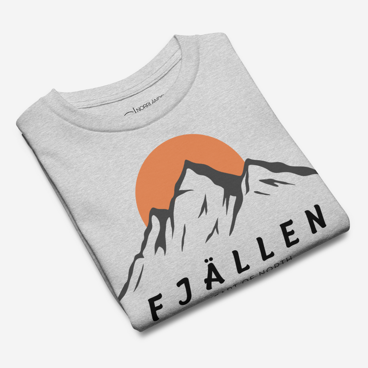 T-SHIRT FJÄLLEN BARN - GRÅ